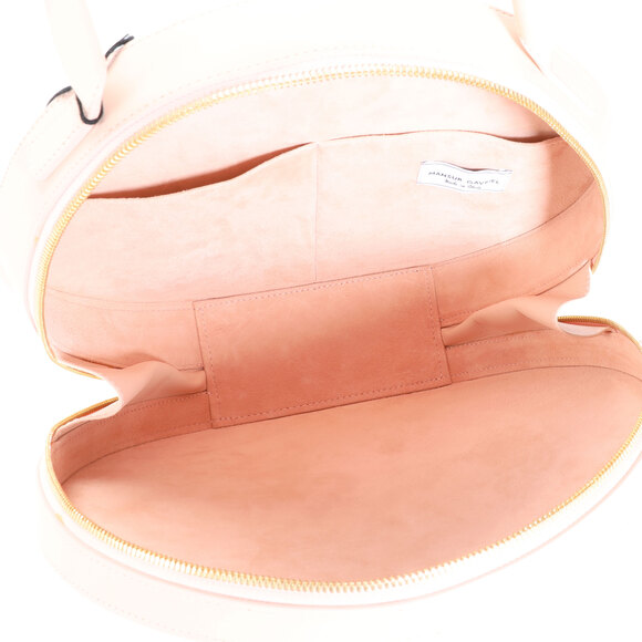 Mansur Gavriel Pink Calfskin Leather Circle Bag - Picture 5 of 7